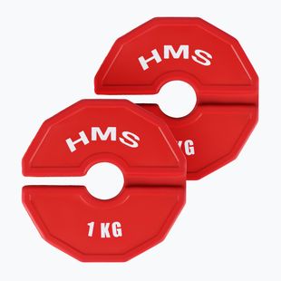 Obciążenie na sprzęt typu nakładka HMS TSN100 2 x 1 kg red