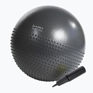 Piłka gimnastyczna HMS YB03 NEW 75 cm czarna