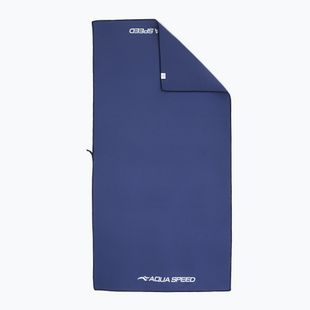 Ręcznik szybkoschnący AQUA-SPEED Dry Flat 70 x 140 cm granatowy