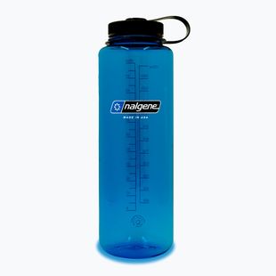 Butelka turystyczna Nalgene Wide Mouth Silo Sustain 1400 ml blue/black cap