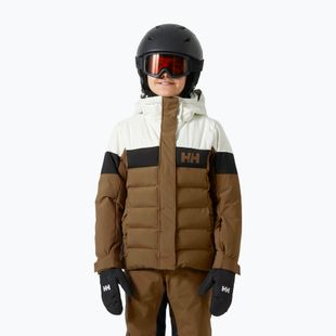 Kurtka narciarska dziecięca Helly Hansen Diamond sepia