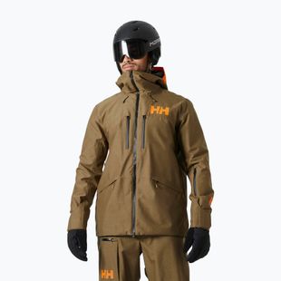 Kurtka narciarska męska Helly Hansen Garibaldi 2.0 sepia