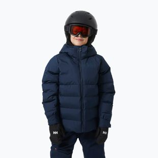 Kurtka narciarska dziecięca Helly Hansen Kvitfjell Race Puffy navy