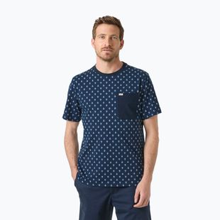 Koszulka męska Helly Hansen Hudson navy aop