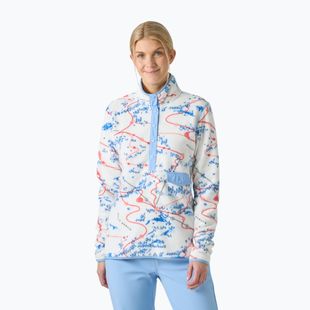 Bluza polarowa damska Helly Hansen Maridalen Printed Fleece white slope map aop