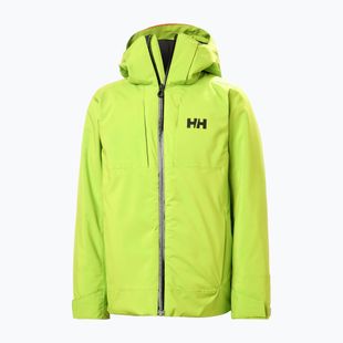 Kurtka narciarska dziecięca Helly Hansen Alpha luminous green