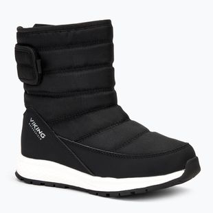 Śniegowce dziecięce Viking Footwear Equip Warm Waterproof 1V Pull On black