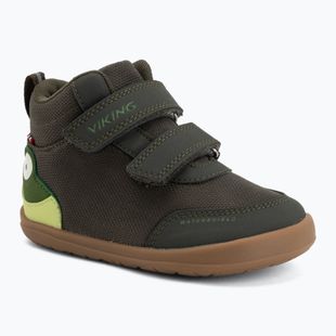 Buty barefoot dziecięce Viking Footwear Alv Barefoot Mid 2V Waterproof pine