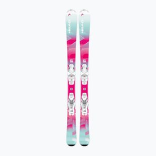 Narty zjazdowe dziecięce HEAD Joy Easy JRS + wiązania Jrs 4.5 GW CA 2025 mint/pink
