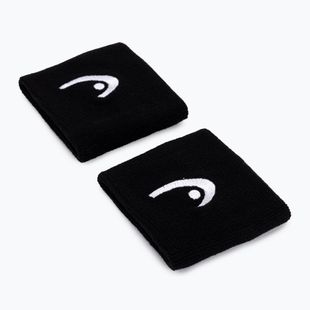 Frotki na nadgarstek HEAD Wristband 2.5" 2 szt. black