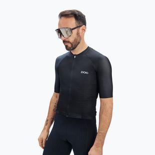 Koszulka rowerowa męska POC Pristine uranium black