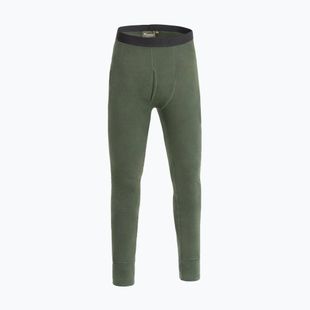 Spodnie termoaktywne męskie Pinewood Abisko Merino Base Layer d.mossgreen