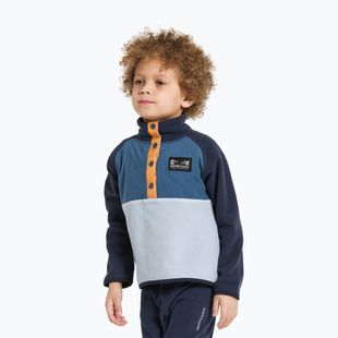 Bluza polarowa dziecięca Didriksons Monte Half Button cloud blue