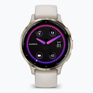 Zegarek Garmin Venu 3S soft gold/ivory