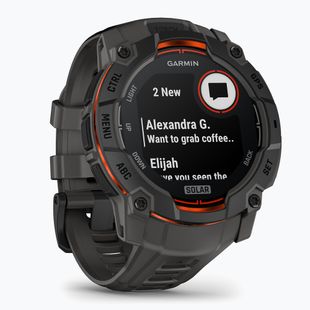 Zegarek Garmin Instinct 3 Solar 50 mm black/charcoal