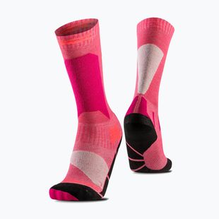 Skarpety narciarskie dziecięce X-Socks Ski Discover Otc light pink/light sand