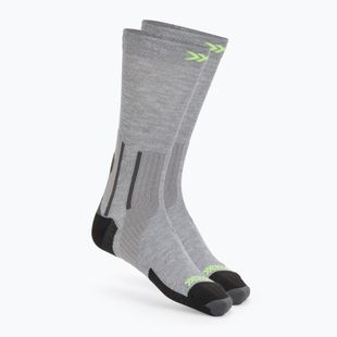 Skarpety X-Socks Run Perform Warm Crew rhino grey/canary
