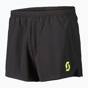 Spodenki do biegania męskie SCOTT RC Run Split black/yellow