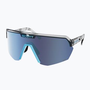 Okulary przeciwsłoneczne SCOTT Sport Shield black/neon blue/amp beryl blue chrome