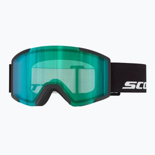 Gogle narciarskie SCOTT Shield black/amp green chrome