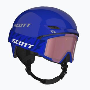 Kask narciarski dziecięcy SCOTT Track + Gogle Factor Pro Combo blue/grey