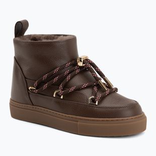 Śniegowce damskie INUIKII Full Leather Gloss brown