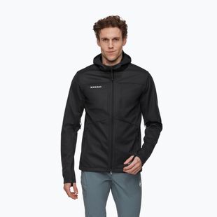 Kurtka softshell męska Mammut Ultimate VIII Softshell Hooded black