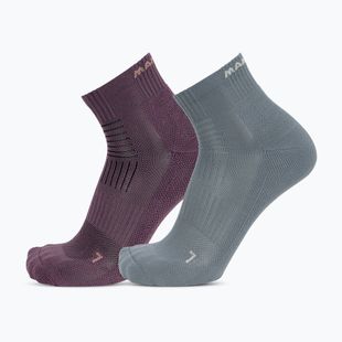 Skarpety Mammut Multisport Quarter Socks 2 pack paloja/strata