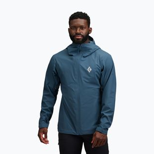 Kurtka przeciwdeszczowa męska Black Diamond Strataline Stretch Shell midnight blue