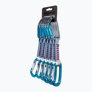Ekspresy wspinaczkowe CAMP Orbit Express KS 6 pack 12 cm grey/blue/fuchsia