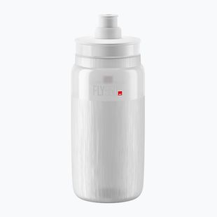 Bidon rowerowy Elite FLY Tex 550 ml clear/grey logo