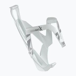 Koszyk na bidon Elite Custom Race X white/glossy grey
