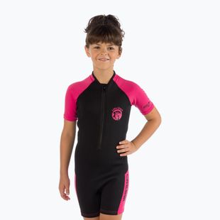 Pianka do pływania dziecięca Cressi Little Shark 2 mm black/pink