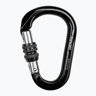 Karabinek wspinaczkowy Grivel Mega K6N Screw Lock black/black