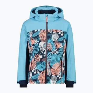 Kurtka narciarska dziecięca CMP 39W2085 topazio/blue ink