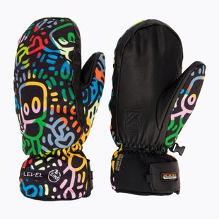 Rękawice narciarskie dziecięce Level Vertigo Mitt Teen pattern