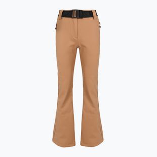 Spodnie narciarskie damskie EA7 Emporio Armani Pure Softshell Waisted mocha mousse