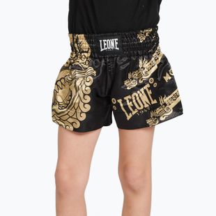 Spodenki treningowe dziecięce LEONE 1947 Thai Montezuma black