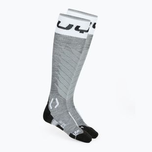 Skarpety narciarskie męskie UYN Ski One Merino grey melange/white