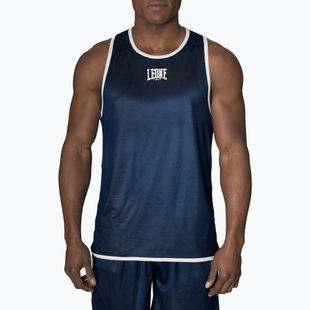 Koszulka treningowa męska LEONE 1947 Double Face Boxing Singlet blue/red