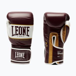 Rękawice bokserskie LEONE 1947 Shock X bordeaux