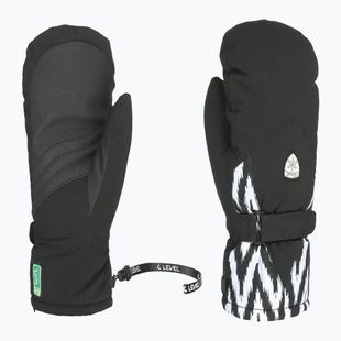 Rękawice narciarskie damskie Level Hero Mitt black/white