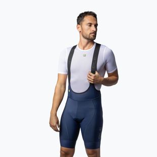 Spodenki rowerowe męskie Alé Magic Colour Bibshorts navy blue