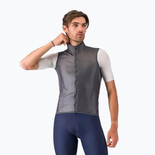 Kamizelka rowerowa męska Castelli Aria Shell 2 dark gray