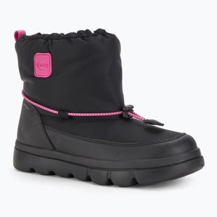 Śniegowce dziecięce Geox Willaboom ABX black/fuchsia