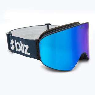 Gogle narciarskie Bliz Flow matte blue/brown/blue multi