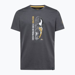 Koszulka męska La Sportiva Solution carbon/yellow