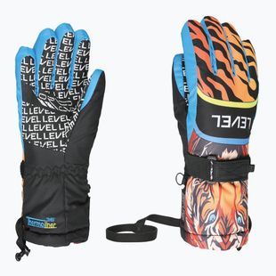 Rękawice snowboardowe dziecięce Level Junior logos