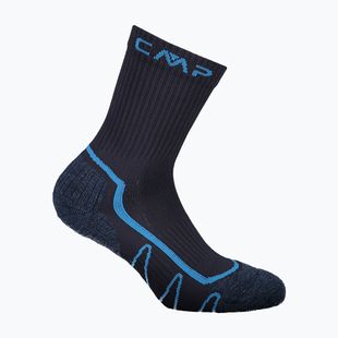 Skarpety CMP Trekking Poly Mid antracite/deep lake