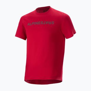 Koszulka rowerowa męska Alpinestars A-Aria Switch red fluo